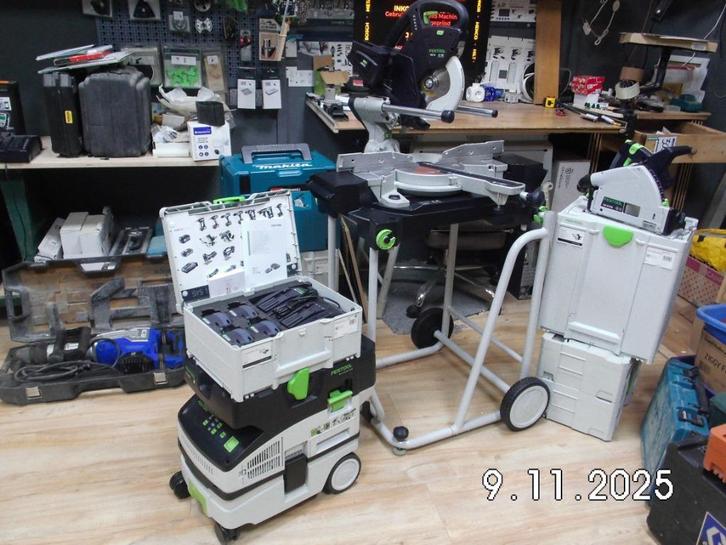 Festool 36 Volt Set., Doe-het-zelf en Verbouw, Gereedschap | Zaagmachines, Zo goed als nieuw, Overige typen, Minder dan 600 watt
