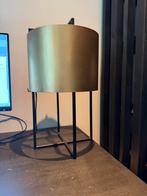 Bureaulamp zwart goud metaal tafellamp, Ophalen, Metaal, Minder dan 50 cm, Hotel chique