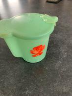 Vintage Tupperware melkkan, Ophalen, Gebruikt, Blauw, Beker of Kan