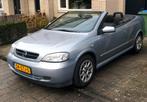 Cabrio Opel Astra Bertone 2001 zilvergrijs, Auto's, Cabriolet, 4 stoelen, 100 pk, Particulier