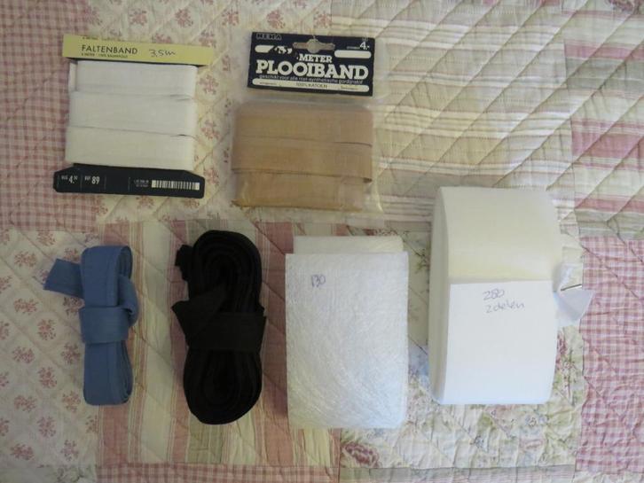 plooiband hakenband verstevigingsband voor gordijnen, Huis en Inrichting, Stoffering | Gordijnen en Lamellen, Nieuw, 200 cm of meer