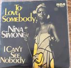 Single NINA SIMONE”to love somebody”1969, Gebruikt, 7 inch, Single, Ophalen of Verzenden