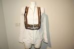 Etro witte blouse bewerkt met touw en kraaltjes IT 42, Etro, Verzenden, Wit, Zo goed als nieuw