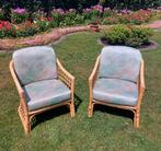 Rotan fauteuils, Huis en Inrichting, Fauteuils, Ophalen, Gebruikt, Minder dan 75 cm, Riet of Rotan