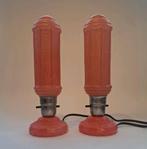 Vintage Art Deco "Bullet" Tafellampen, Ophalen of Verzenden, Zo goed als nieuw, Minder dan 50 cm