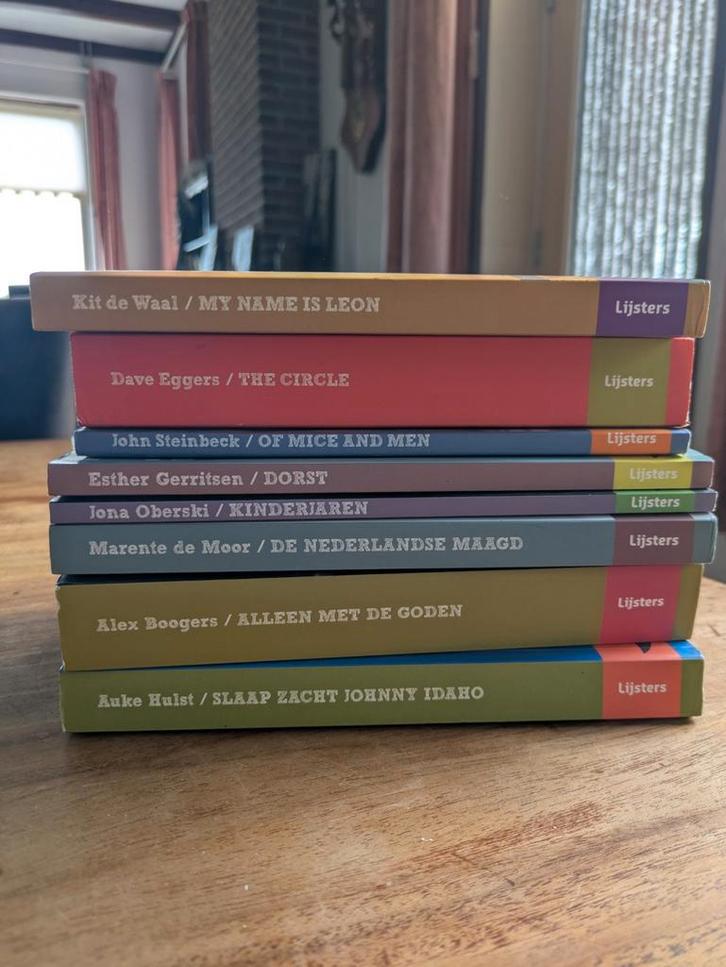 Lijsters boeken, 3 engels en 5 nederlands., Boeken, Partijen en Verzamelingen, Zo goed als nieuw, Ophalen of Verzenden