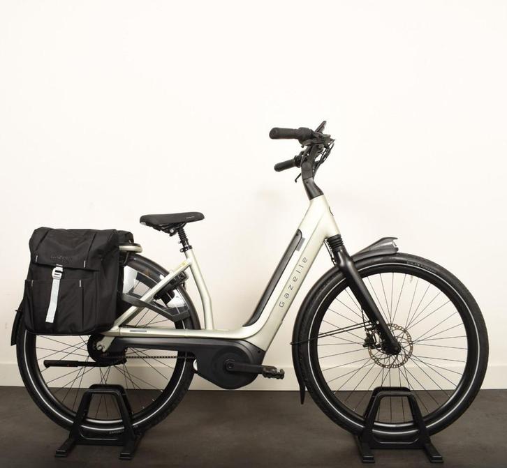 Gazelle Avignon C380 HMB Dames Pebble Grey 49cm 2025, Fietsen en Brommers, Elektrische fietsen, Gebruikt, Gazelle, 47 tot 51 cm