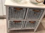 Kastje met 4 stevige mandjes, Huis en Inrichting, Kasten | Ladekasten, Ophalen, Gebruikt, 3 of 4 laden, Minder dan 100 cm
