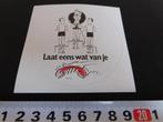 sticker PTT Telecom Laat eens wat van je hoorn strip MPB967, Ophalen, Zo goed als nieuw, Bedrijf of Vereniging