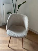 Eetkamerstoel room wit met teddystof van sostrene grene, Huis en Inrichting, Ophalen, Wit, Zo goed als nieuw, Vier
