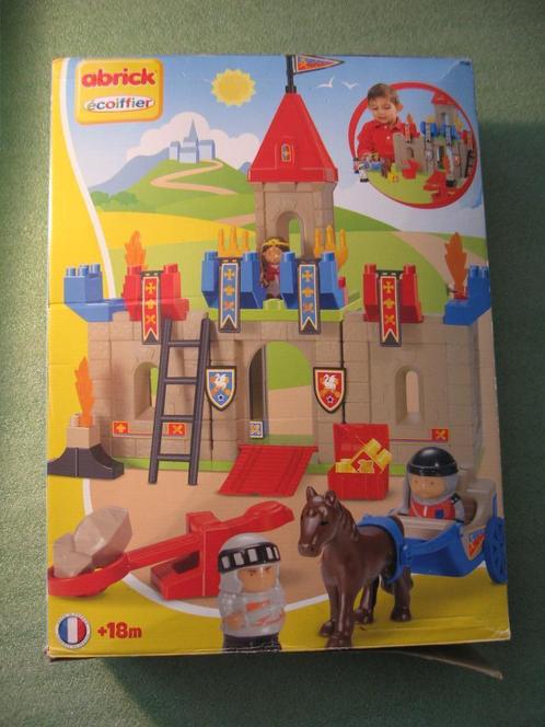 Abrick (kasteel en politieburo) en 50-delige box, Kinderen en Baby's, Speelgoed | Bouwstenen, Gebruikt, Overige merken, Ophalen