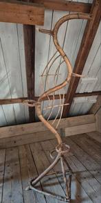 Vintage retro rotan plantenstandaard, Ophalen of Verzenden