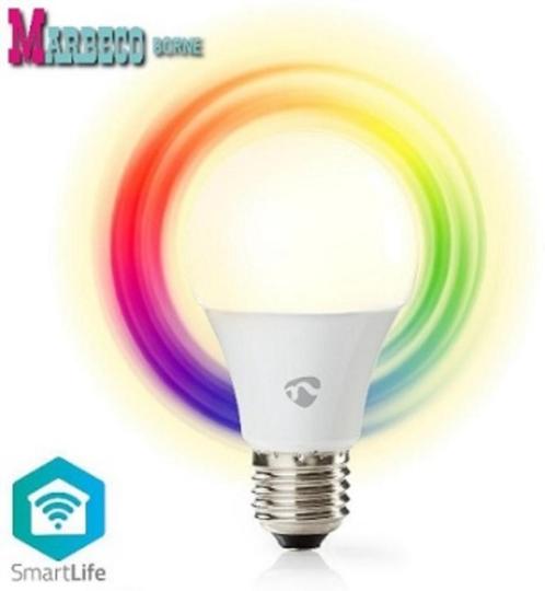Wi-Fi smart LED-lamp, Full-Colour en Warm-Wit, E27 LC11WTE27, Huis en Inrichting, Lampen | Losse lampen, Nieuw, Led-lamp, Minder dan 30 watt