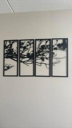 4 metalen schilderijen, Antiek en Kunst, Kunst | Schilderijen | Abstract, Ophalen