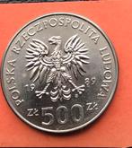 Poolse 500 Zloty’s 1989, Ophalen of Verzenden, Polen, Losse munt