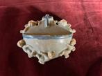 Antiek Wijwaterbakje ❤️ Keramiek Engeltjes Jaren 20, Antiek en Kunst, Antiek | Keramiek en Aardewerk, Ophalen of Verzenden