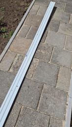 Gordijnrail drie sporen PVC Flexibel, Ophalen, Gebruikt, Wit, 200 cm of meer