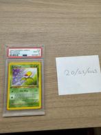 Bellsrpout 1999 Jungle 1st Edition PSA 10, Hobby en Vrije tijd, Verzamelkaartspellen | Pokémon, Ophalen of Verzenden, Nieuw, Losse kaart