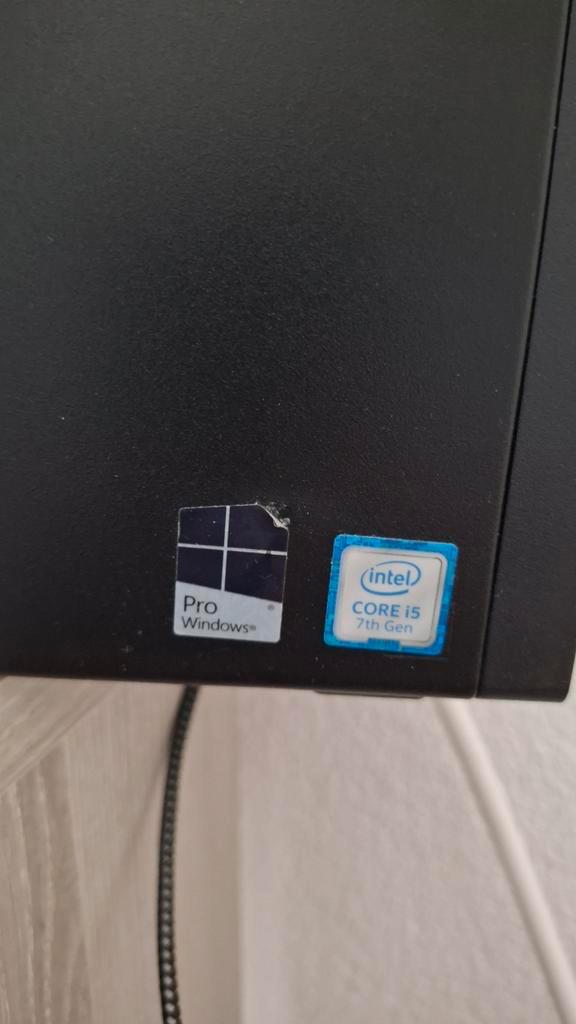 Lenovo pc i5 7th generatie, Computers en Software, Desktop Pc's, 2 tot 3 Ghz, SSD, 8 GB, Met monitor, Ophalen of Verzenden