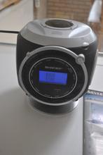 CD wekkerradio, Silvercrest, Witgoed en Apparatuur, Wekkers, Ophalen of Verzenden, Gebruikt, Digitaal