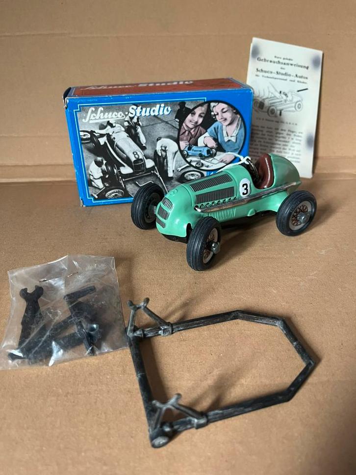 Schuco Studio 1050 Mercedes Silberpfeil 1936 oldtimer, Verzamelen, Speelgoed, Zo goed als nieuw, Ophalen of Verzenden