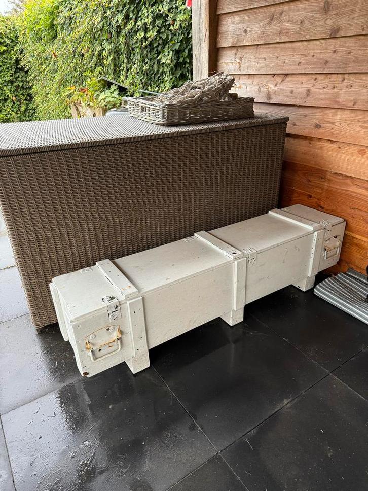 Speelgoedkist / Legerkist, Huis en Inrichting, Woonaccessoires | Kisten, Gebruikt, Minder dan 50 cm, 100 tot 150 cm, Overige houtsoorten