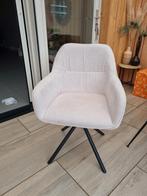 Moderne draaistoel - gekocht bij de Eijerkamp, Huis en Inrichting, Ophalen, Wit, Zo goed als nieuw, Metaal