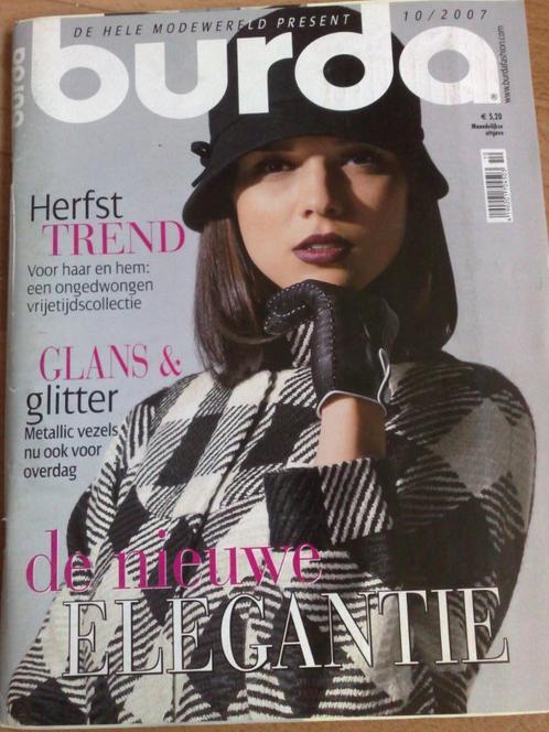 Burda oktober nr. 10 / 2007, Hobby en Vrije tijd, Kledingpatronen, Nieuw, Vrouw, Burda, Verzenden