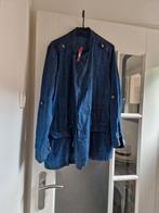 linnen ,korenbloem- blauw jasje van Didi, Blauw, WE, Maat 46/48 (XL) of groter, Nieuw