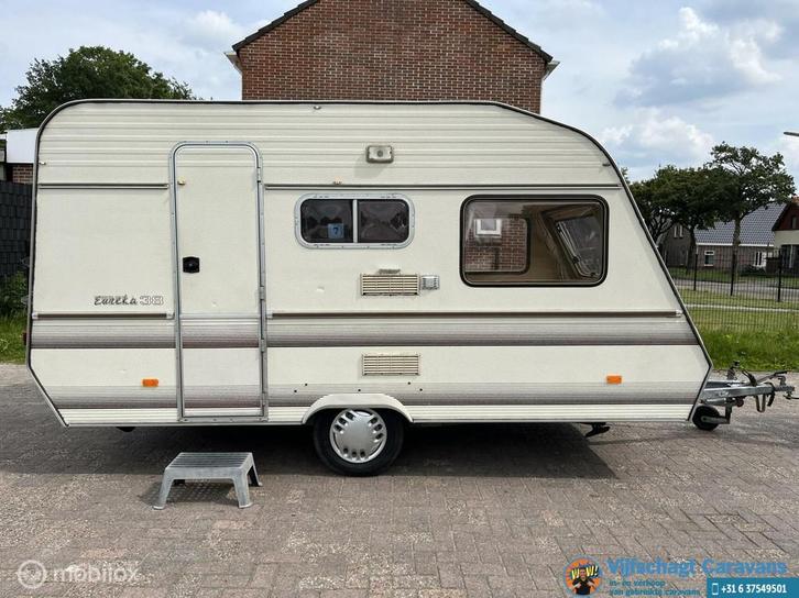 Home-car Eureka 38 incl voortent, Caravans en Kamperen, Caravans, Bedrijf, tot en met 4, 500 - 750 kg, Home-car, 5 tot 6 meter