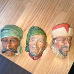 Drie mannen hoofden Engeland Bossons, Verzamelen, Beelden en Beeldjes, Ophalen of Verzenden