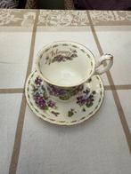 Royal albert kop en schotel Februari violet, Ophalen of Verzenden