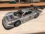1:18 Mercedes CLK LM Grijs 1998 Maisto, Ophalen of Verzenden, Zo goed als nieuw, Auto, Maisto