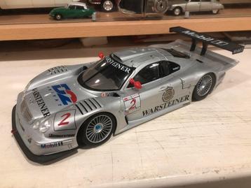 1:18 Mercedes CLK LM Grijs 1998 Maisto beschikbaar voor biedingen