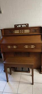Harmonium met krukje en opbergruimte, Ophalen, Gebruikt, 1 klavier, Harmonium