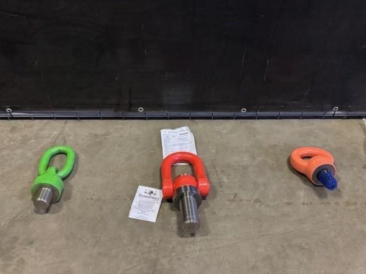 2223. Hijsoog / oogbout / draaibaar / wartel hijsogen, Doe-het-zelf en Verbouw, Lieren en Takels, Nieuw, Ophalen