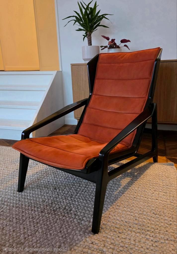 Molteni D.156.3 fauteuil, Huis en Inrichting, Fauteuils, Zo goed als nieuw, 50 tot 75 cm, 75 tot 100 cm, Ophalen