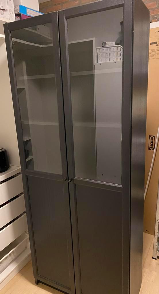 İkea billy oxberg, Huis en Inrichting, Kasten | Boekenkasten, Zo goed als nieuw, 50 tot 100 cm, 200 cm of meer, 25 tot 50 cm, Ophalen
