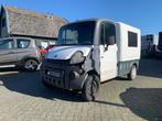 Aixam Mega 2 met gesloten laadbak schade 45 km Brommobiel, Gebruikt, 16 km/u of meer, 46 km of meer, Ophalen