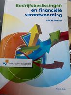 Bedrijfsbeslissingen en financiële verantwoording, Ophalen of Verzenden, Gelezen, Economie en Marketing