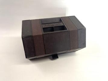 unieke bruine ROLYKIT opbergbox vintage jaren ‘70 beschikbaar voor biedingen