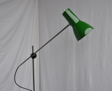 Herda | vintage lamp | staande vloerlamp | hengelarm | groen beschikbaar voor biedingen