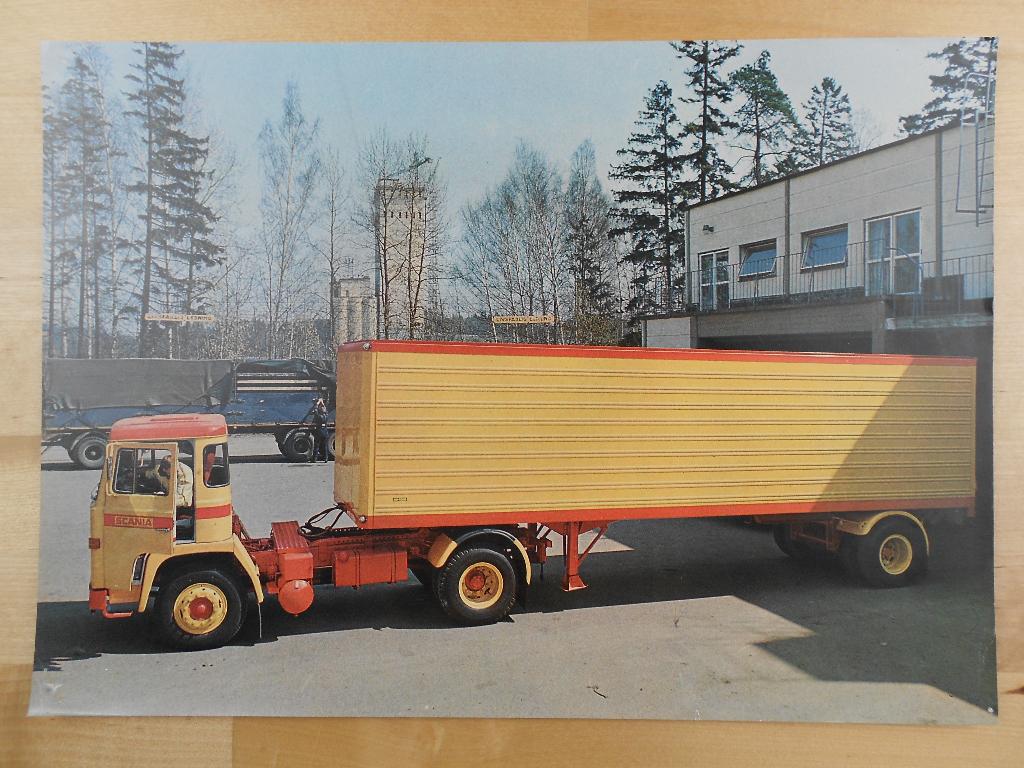 Scania LB80 4x2 1970 Technische Specificatie Brochure LB 80, Ophalen of Verzenden, Zo goed als nieuw, Overige merken, Scania