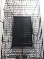 2 keer hondenbench zwart, Ophalen, Zo goed als nieuw