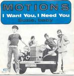 Nederbeat- The Motions- I want You,  I need You, Verzenden, Gebruikt, 7 inch, Pop