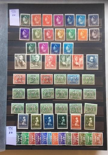 TOP verzameling Nederland 1940-2001 postfris beschikbaar voor biedingen