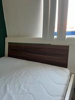 Twijfelaar bed, Ophalen, Wit, 140 cm, Zo goed als nieuw