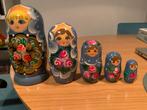 Set van 5 vintage Russische Matroesjka Baboesjka nestpoppen, Antiek en Kunst, Curiosa en Brocante, Ophalen of Verzenden