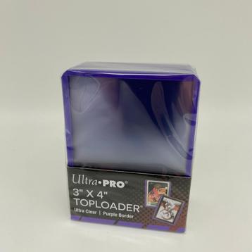 Toploaders 3x4 Ultra Clear Purple Border beschikbaar voor biedingen