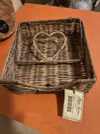 Riviera Maison Rustic Rattan Hart Servettenhouder - Nieuw, Ophalen of Verzenden, Nieuw